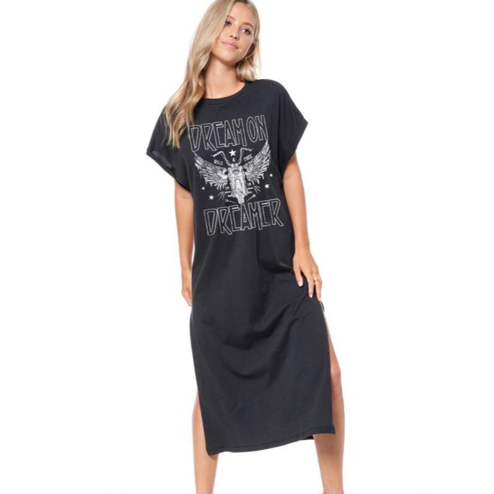 Dream on Dreamer Maxi T-Shirt Dress